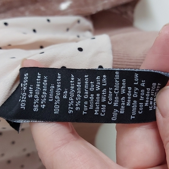 Anthropologie Sanctuary Pink Crushed Velour Bomber Jacket Size S‎ - Picture 6 of 6